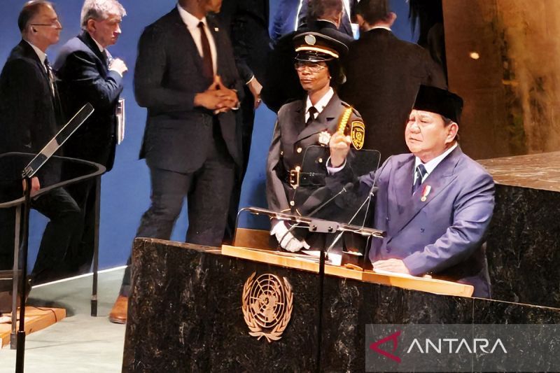 Prabowo Serukan Persatuan Umat Manusia dari Markas PBB